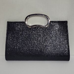 Shimmering Black Evening Clutch